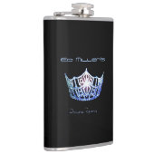 Miss America stijl Crown Flask Custom Naam Heupfles (Rechts)