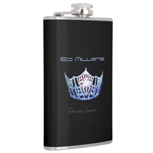 Miss America stijl Crown Flask Custom Naam Heupfles (Rechts)
