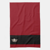 Miss America stijl Crown Keuken Handdoek (Verticaal)