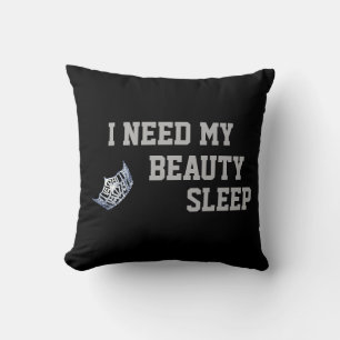 Miss America-stijl Crown Need My Sleep Pillow Kussen