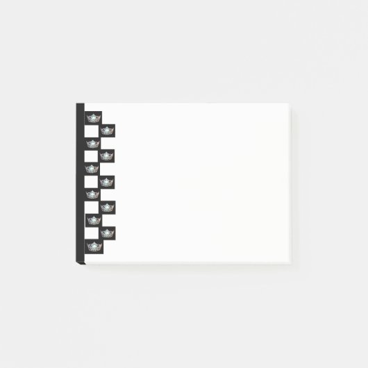 Miss America stijl Crown Post-it-Notes Post-it® Notes (Voorkant)
