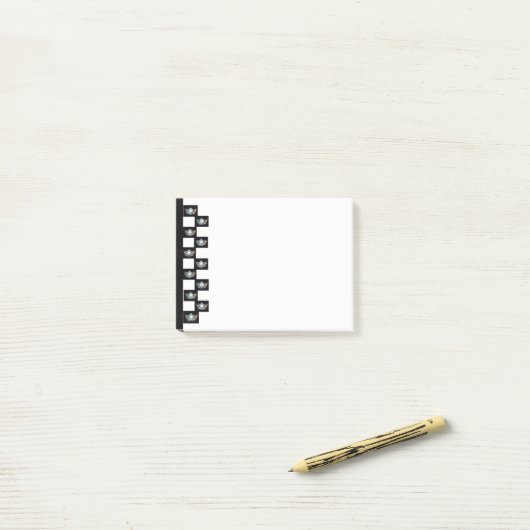 Miss America stijl Crown Post-it-Notes Post-it® Notes (Op bureau)