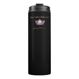Miss America stijl Crown Thermal Tumbler Thermosbeker