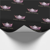 Miss America stijl Crown Wrapping Paper Cadeaupapier (Hoek)