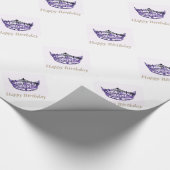 Miss America stijl Crown Wrapping Paper Cadeaupapier (Hoek)