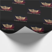 Miss America stijl Crown Wrapping Paper Cadeaupapier (Hoek)
