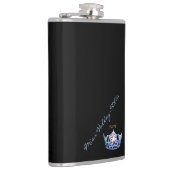 Miss America stijl Custom Handtekening Kroonkolf Heupfles (Rechts)