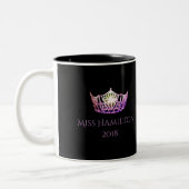 Miss America stijl Custom Naam Orchidee Crown Mok (Links)