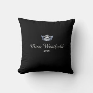 Miss America stijl Gepersonaliseerde naam Crown Pi Kussen