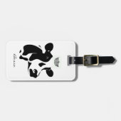 Miss America stijl Koe Crown Bagagelabel (Voorkant horizontaal)