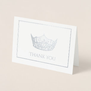 Miss America stijl kroon Folie Kaarten