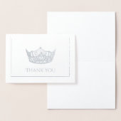 Miss America stijl kroon Folie Kaarten (Display)