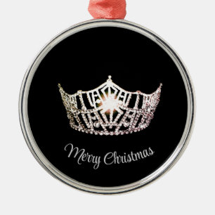 Miss America stijl kroon ornament