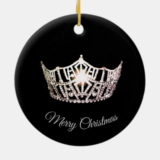 Miss America stijl kroon ornament (Achterkant)