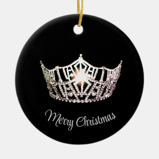 Miss America stijl kroon ornament (Voorkant)