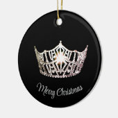 Miss America stijl kroon ornament (Links)