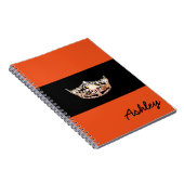 Miss America stijl Notitieboek-Crown & Custom Name Notitieboek (Rechterzijde)