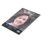 Miss America stijl Pageant Crown Autograads Pad Notitieblok (Schuin)
