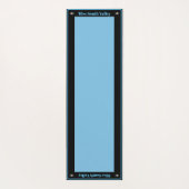 Miss America stijl Pageant Crown Custom Yoga Mat (Achterkant)