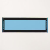 Miss America stijl Pageant Crown Custom Yoga Mat (Voorkant (horizontaal))