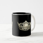 Miss America stijl Pageant Crown Mok (Voorkant rechts)