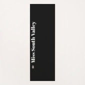 Miss America-stijl Pageant Crown Yoga Mat (Voorkant)