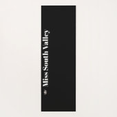 Miss America-stijl Pageant Crown Yoga Mat (Achterkant)