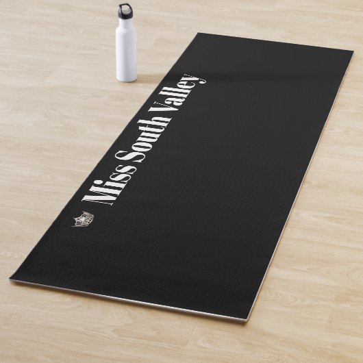 Miss America-stijl Pageant Crown Yoga Mat (In situ)