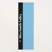 Miss America-stijl Pageant Crown Yoga Mat (Achterkant)