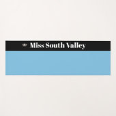 Miss America-stijl Pageant Crown Yoga Mat (Voorkant (horizontaal))