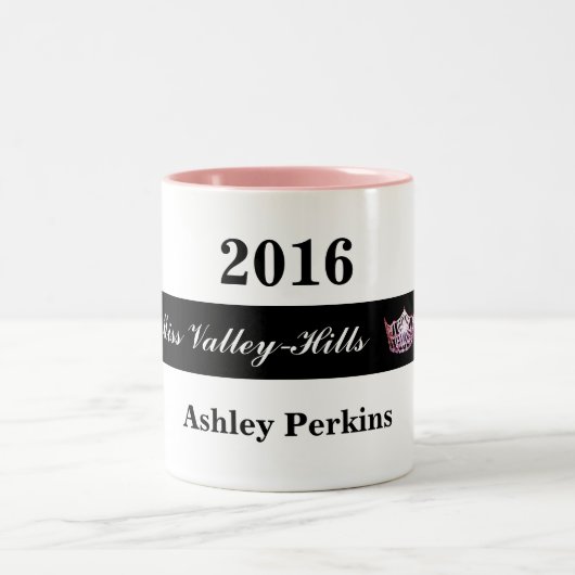 Miss America stijl Pageant Crown Your Title Mok (Center)