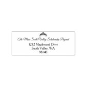 Miss America stijl Pageant Rubber Stamp Rubberstempel (Gestempeld)