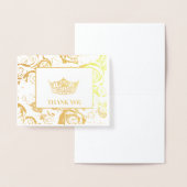 Miss America stijl verkiezing kroon Folie Kaarten (Display)