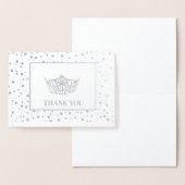 Miss America stijl verkiezing kroon Folie Kaarten (Display)