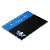 Miss America Style Blue Crown-laptop Notitieboek (Linkerzijde)