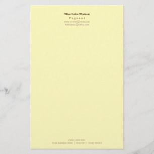 Miss America Style Classic Stationery Briefpapier
