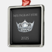 Miss America style Crown Christmas Ornament (Links)