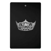Miss America Style Crown Mini Klembord (Achterkant)
