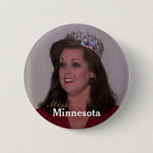Miss America Style Custom Pageant Buttonnen Ronde Button 5,7 Cm