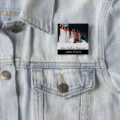 Miss America Style Custom Pageant Buttonnen Vierkante Button 5,1 Cm (In situ)