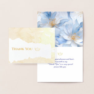 Miss America Style Folie Crown-Floral Groet Kaarten