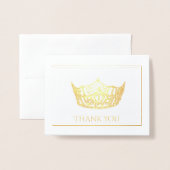 Miss America Style Folie Crown Kaart (Voorkant met envelop)