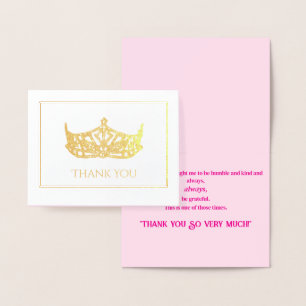 Miss America Style Folie Crown-met Fotobegroeting Kaarten