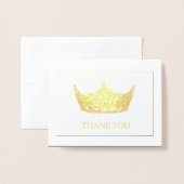 Miss America Style Folie Crown-met Groet Folie Kaarten (Voorkant met envelop)