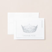 Miss America Style Folie Crown Mini Kaart (Voorkant met envelop)