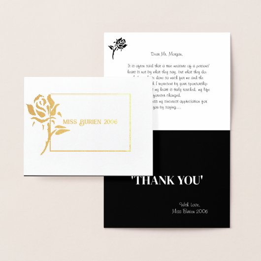 Miss America Style Pageant Crown gedrukte begroeti Folie Kaarten (Display)