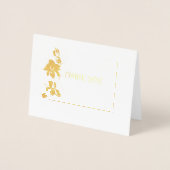 Miss America Style Pageant Crown Orchid Bedankt Folie Kaarten (Voorkant)