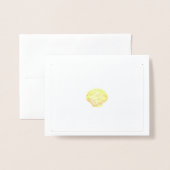 Miss America Style Pageant Crown Shell Bedankt Folie Kaarten (Voorkant met envelop)