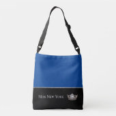 Miss America Style Silver Crown Bag Crossbody Tas (Achterkant)