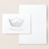 Miss America Style Silver Foil Crown Card Folie Kaarten (Display)